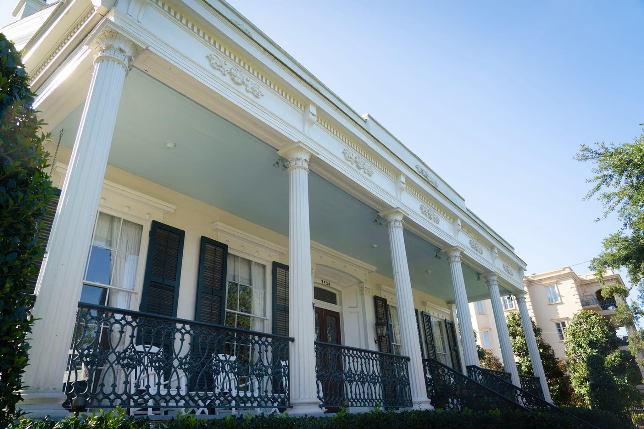 entryway to historic home